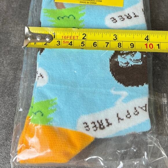 Ooh Geez Socks! Women's Bob Ross Tree NWT One Size Fits - Picture 4 of 4